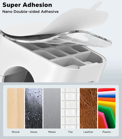 Moko 8 Pack Magnetic Cable Clips, Magnetic Desk Cord Organizer, Adhesive Magnetic Cord Holder, Cable Management Wire Holder