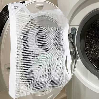 1/2PCS Mesh Shoe Drying Bag Universal Washing Machine Large Cloth Sneaker Cleaning Bag with Zipper Reusable Laundry Organization